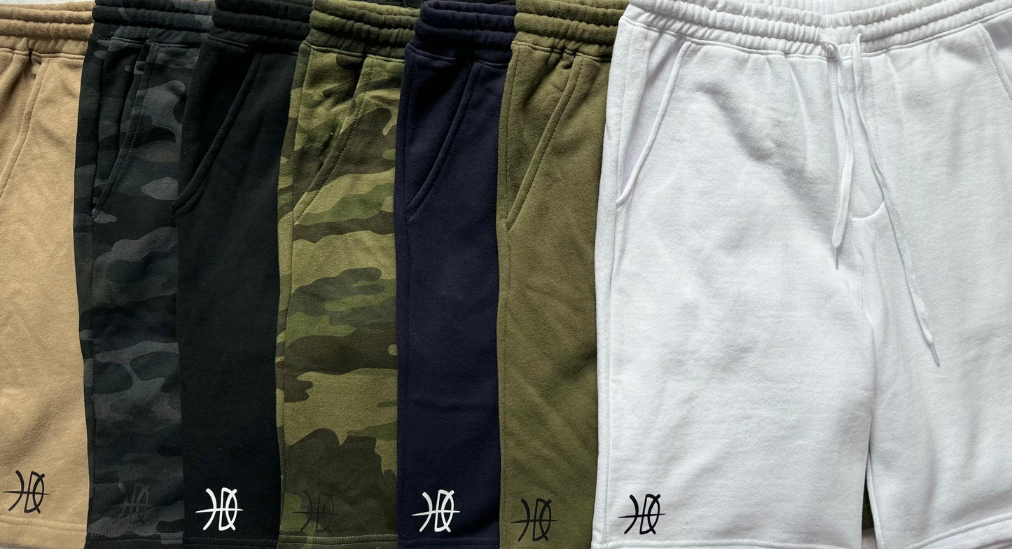 Men's Midweight Fleece Shorts - Sandstone Tan