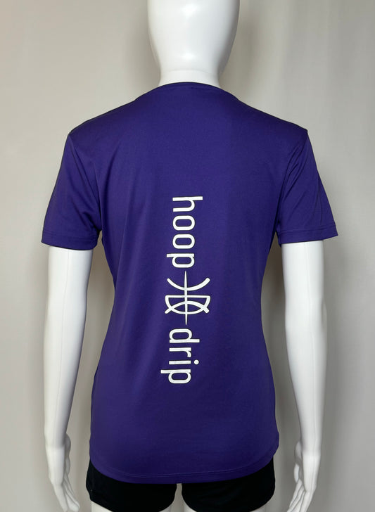 Women's Performance T-Shirt Purple/White