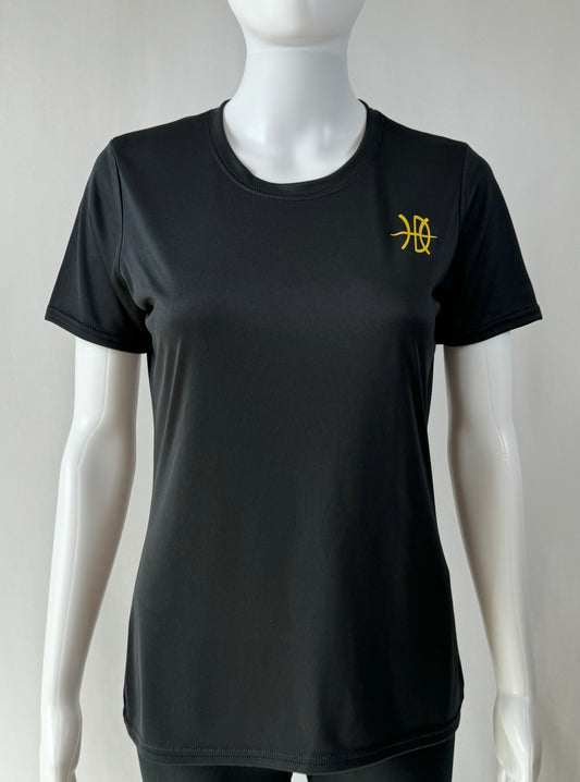 Women's Performance T-Shirt Black/Gold