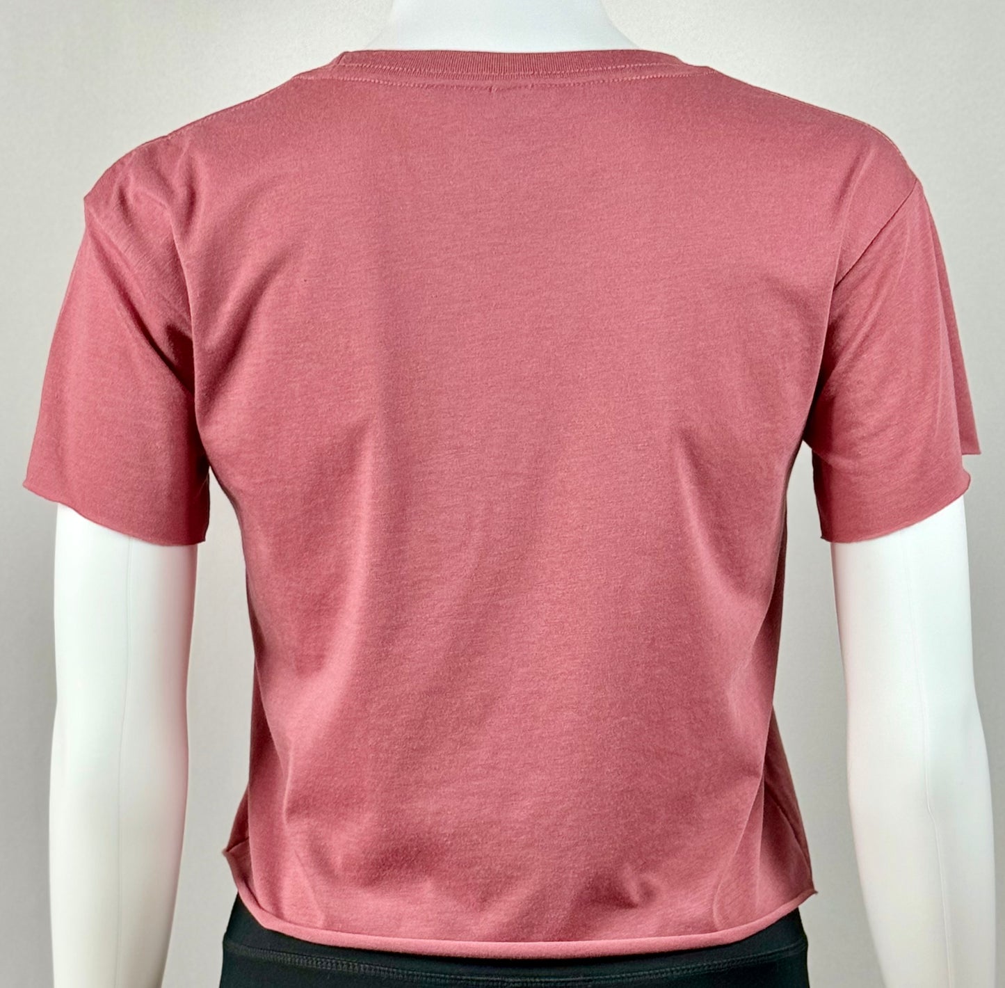 Women's Crop Short Sleeve Desert Pink Tee