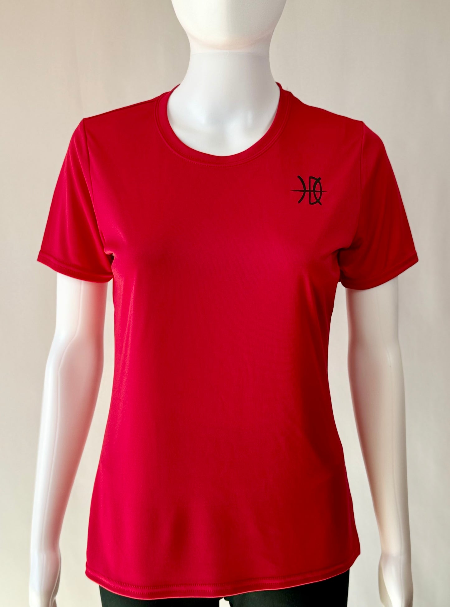 Women's Performance T-Shirt Black/Red