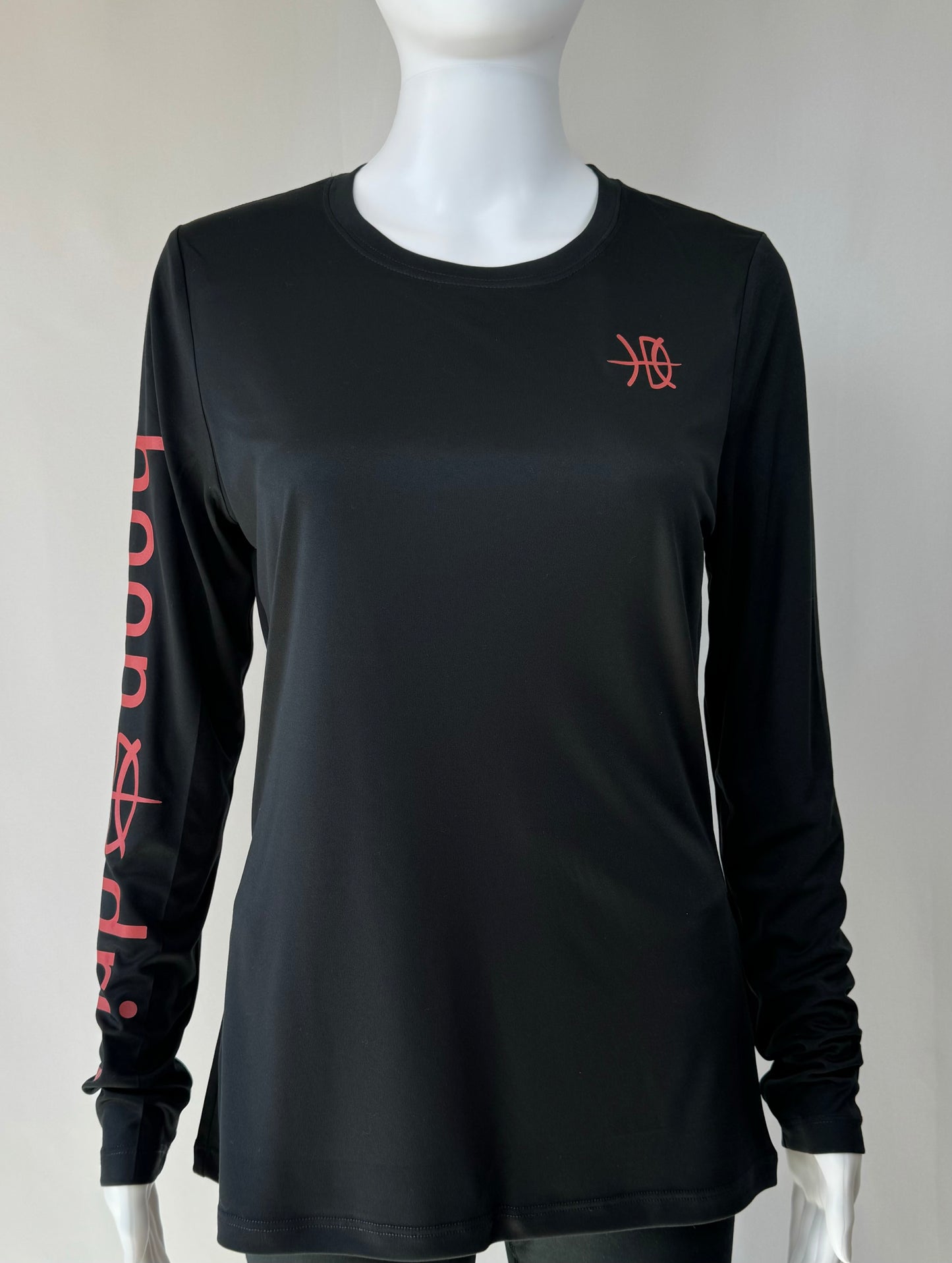 Women's Performance Long Sleeve Black/Red