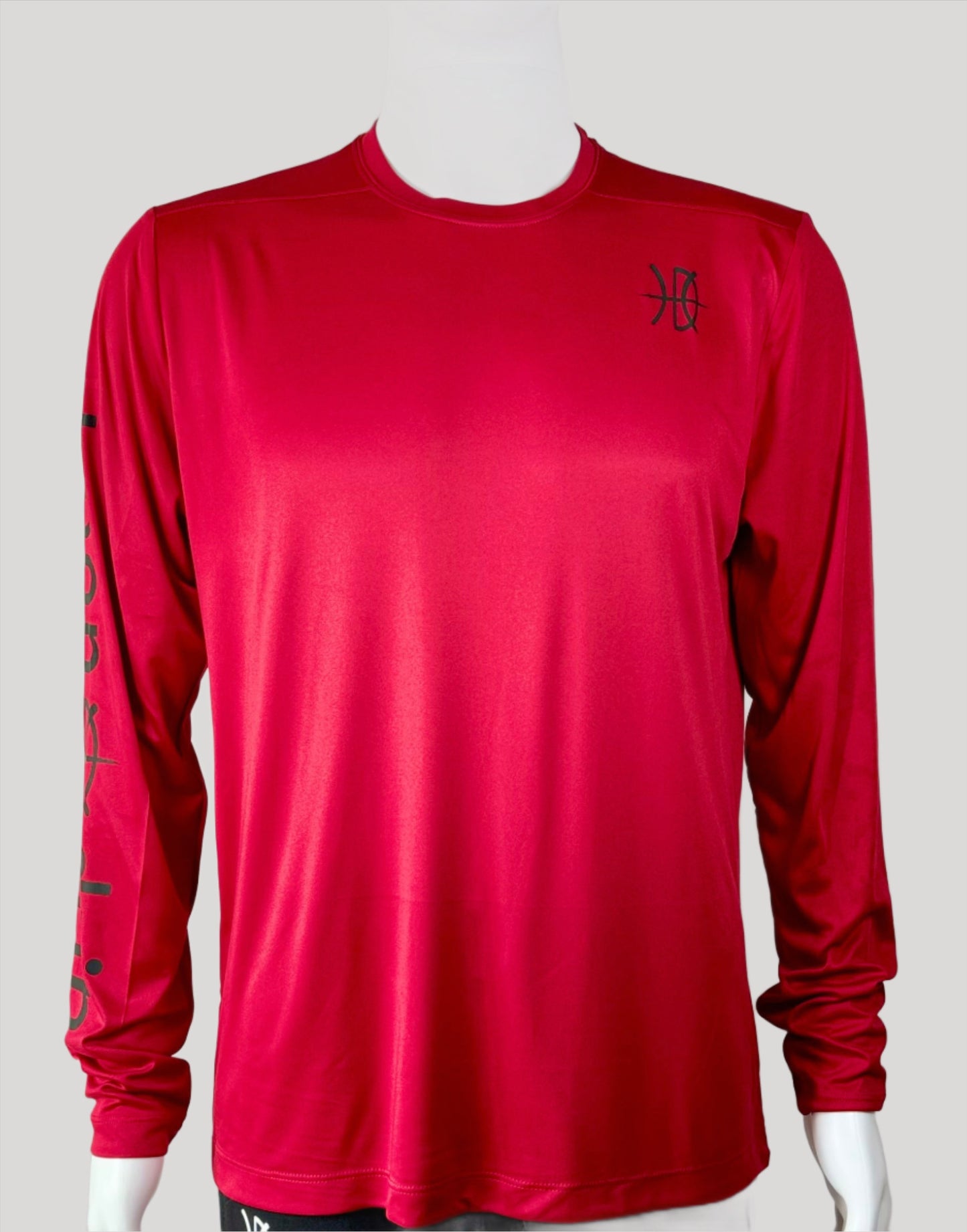 Men's Performance Long Sleeve Red