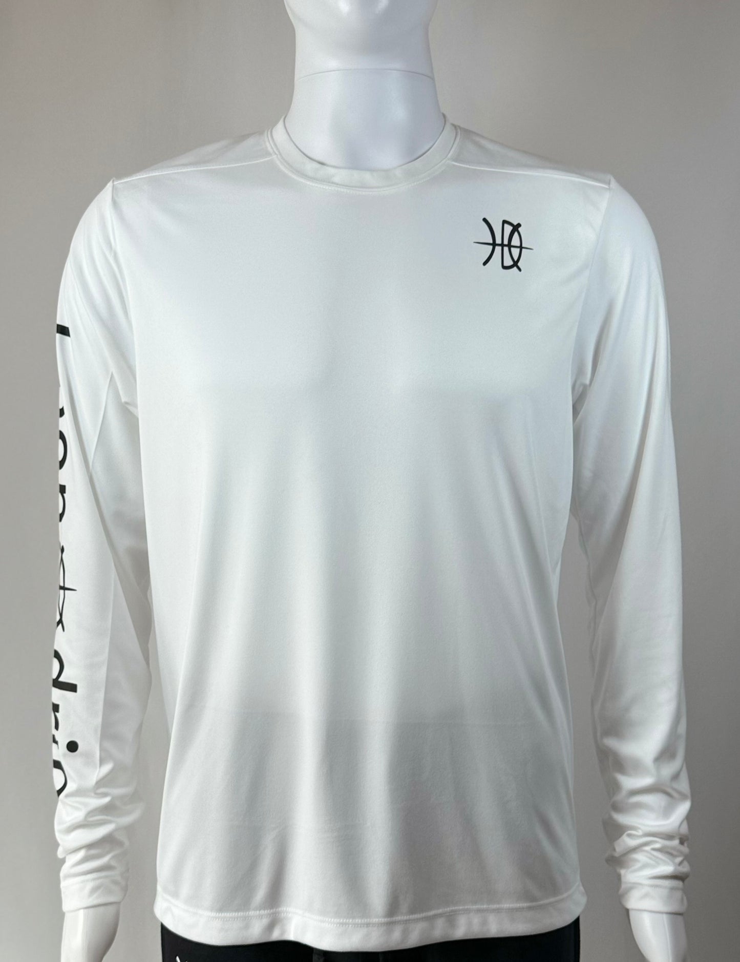 Men's Performance Long Sleeve White