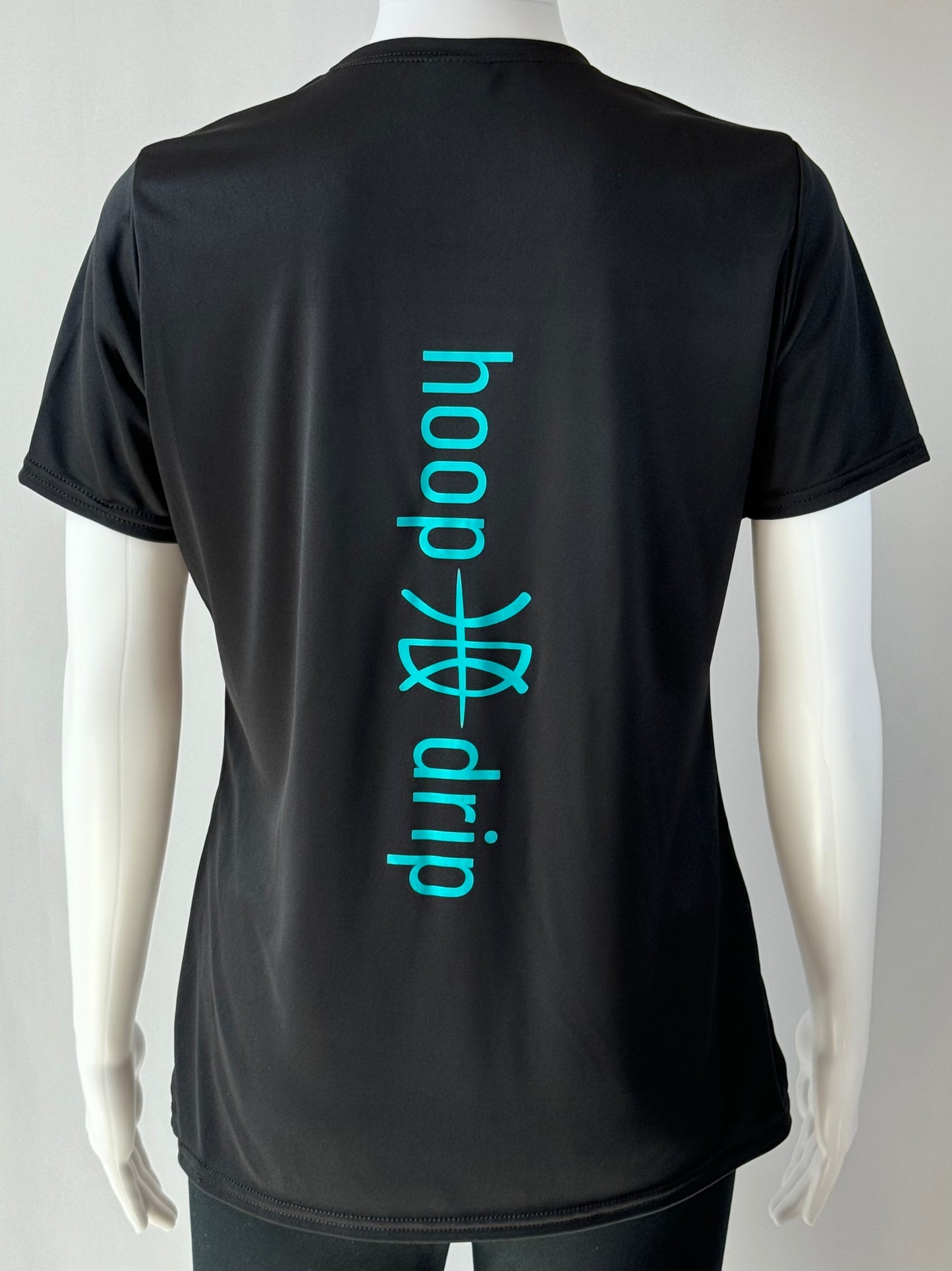 Women's Performance T-Shirt Black/Teal