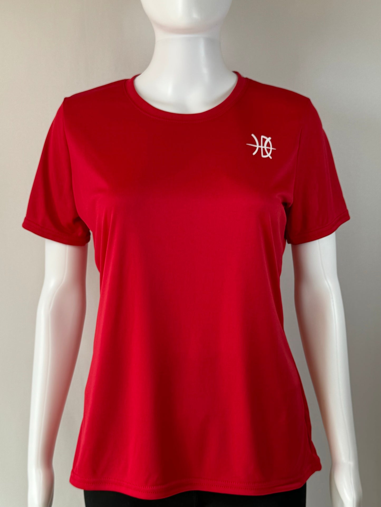 Women's Performance T-Shirt Red/White