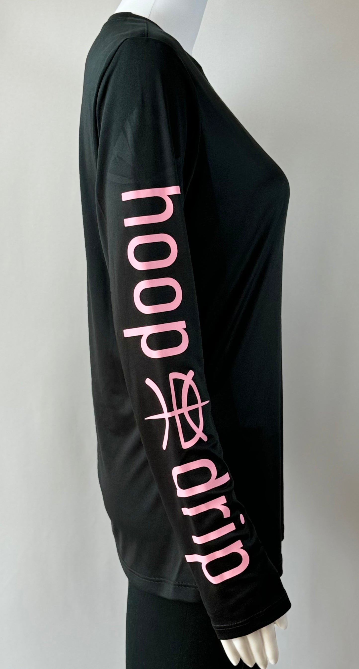Women's Performance Long Sleeve Black/Pink