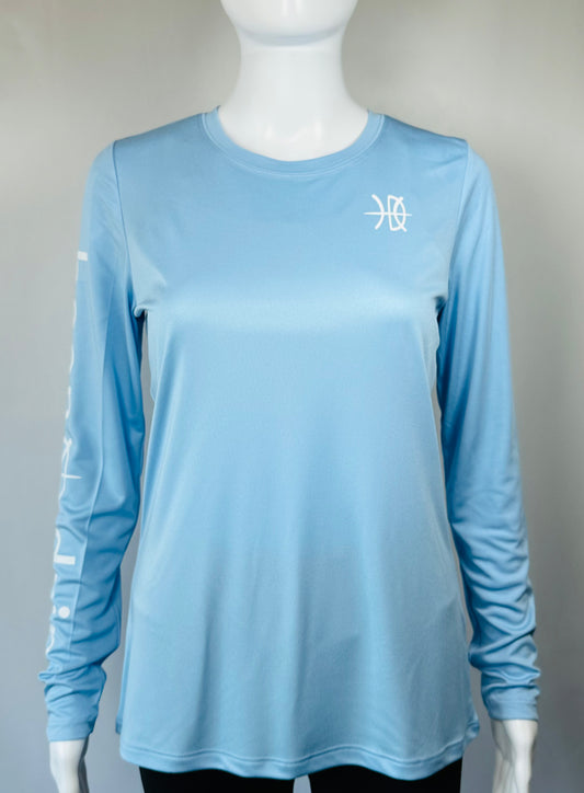 Women's Performance Long Sleeve Baby Blue