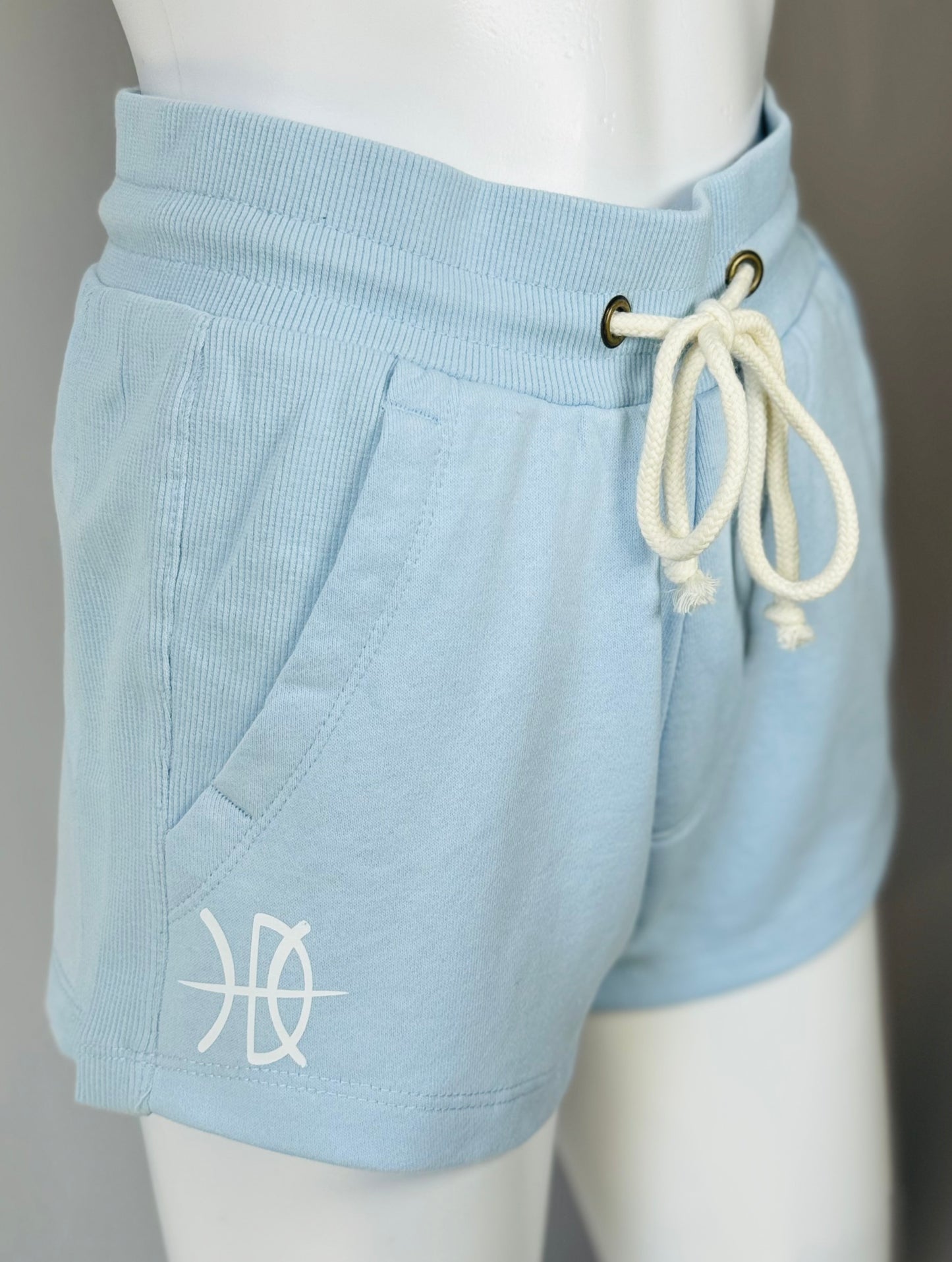 **SALE** Women's Cotton Baby Blue Shorts