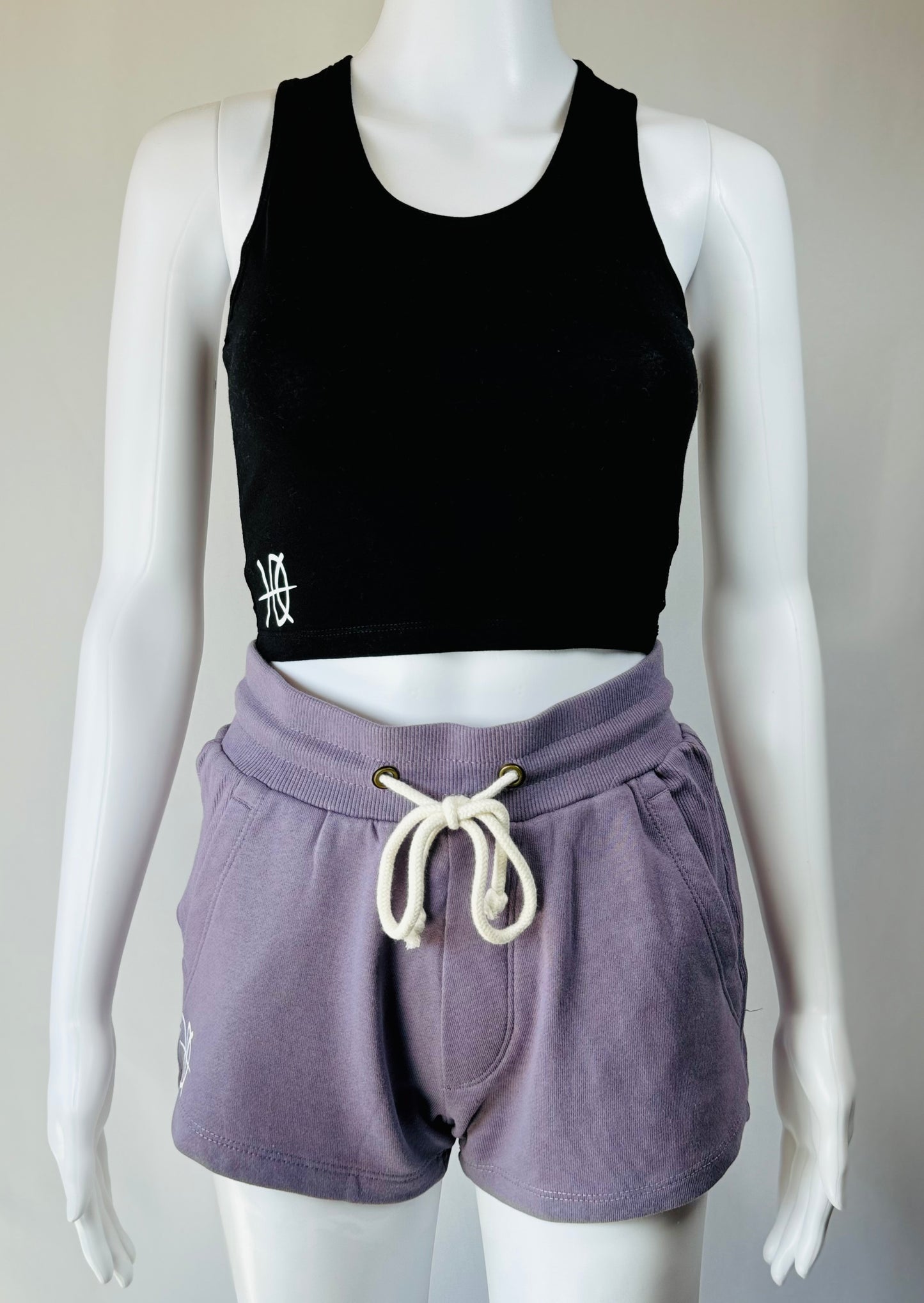 **SALE** Women's Cotton Purple Shorts