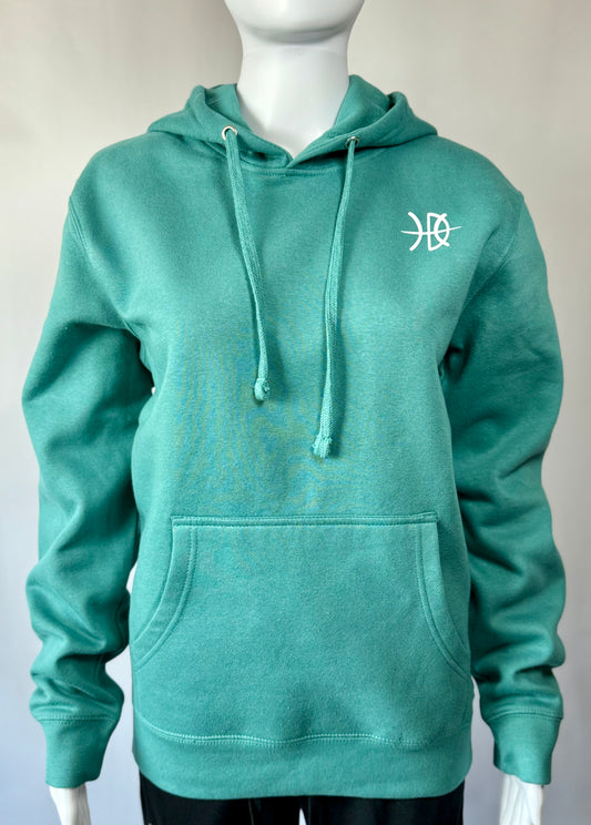 Unisex Logo Hoodie Eucalyptus Blue