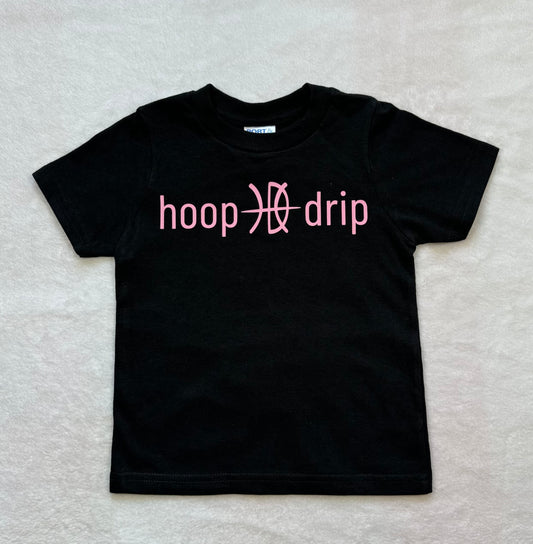 Toddler Logo Black/Pink T-Shirt