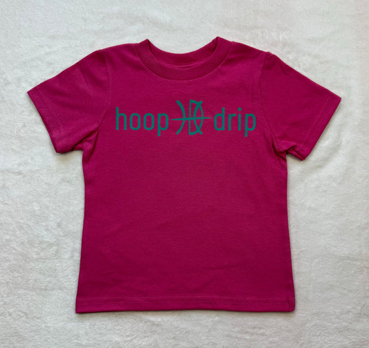 Toddler Logo Sangria/Teal T-Shirt