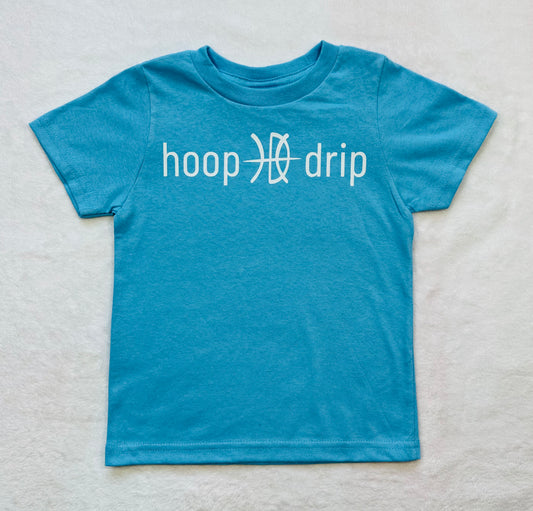 Toddler Logo Baby Blue/White T-Shirt