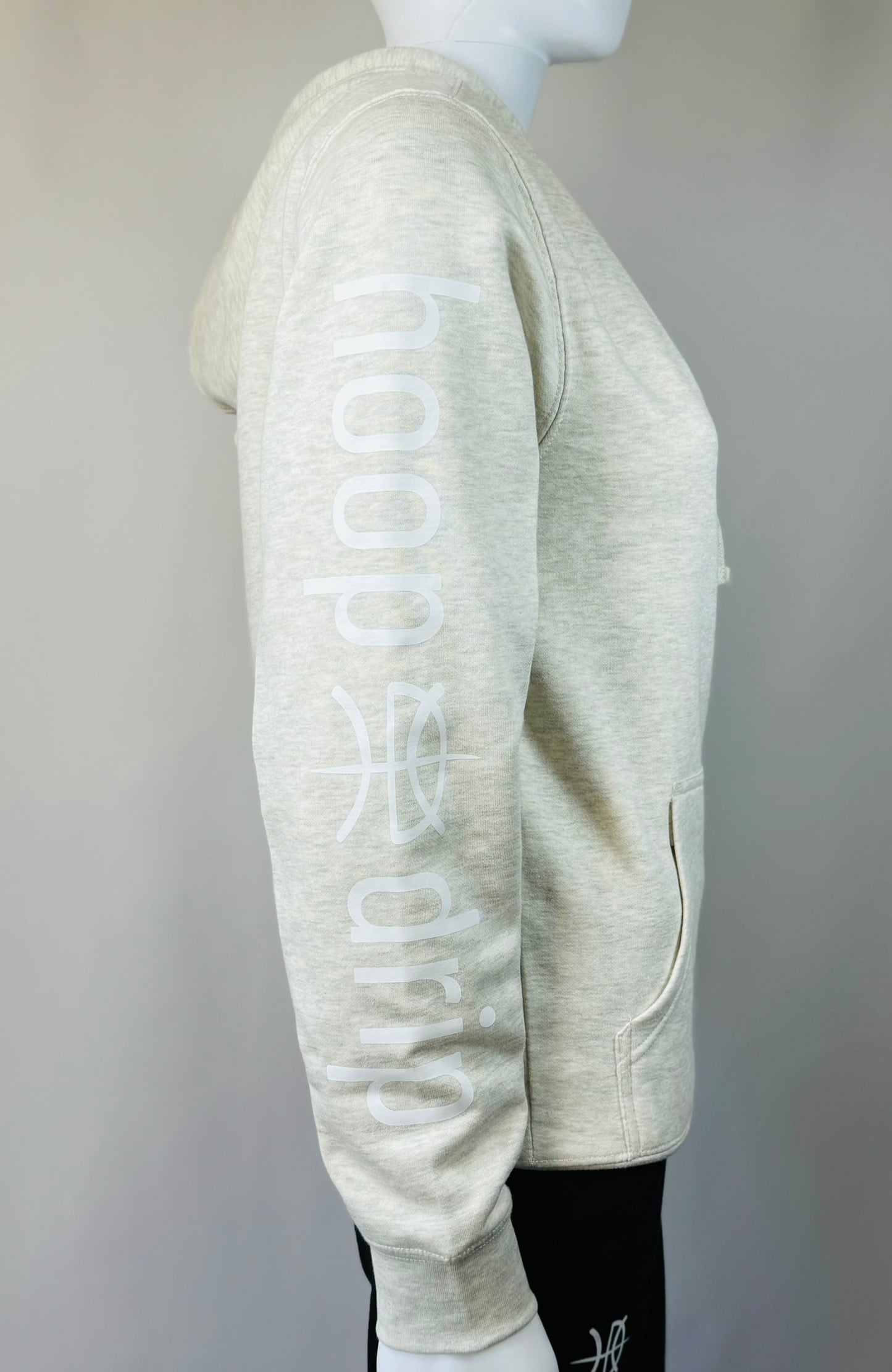 Women's Fleece Oatmeal Logo Hoodie