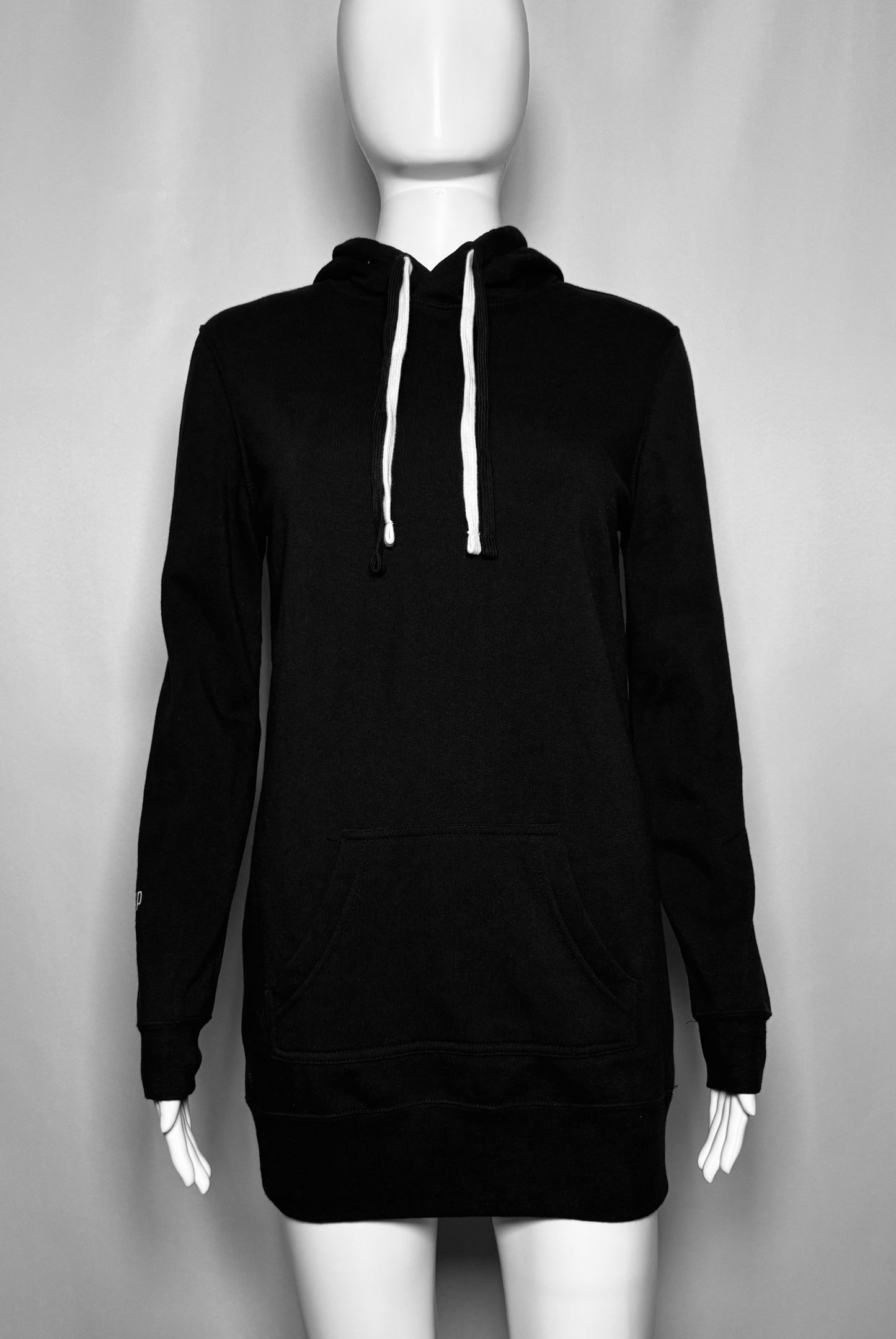 Women's Hooded Sweatshirt Black Dress