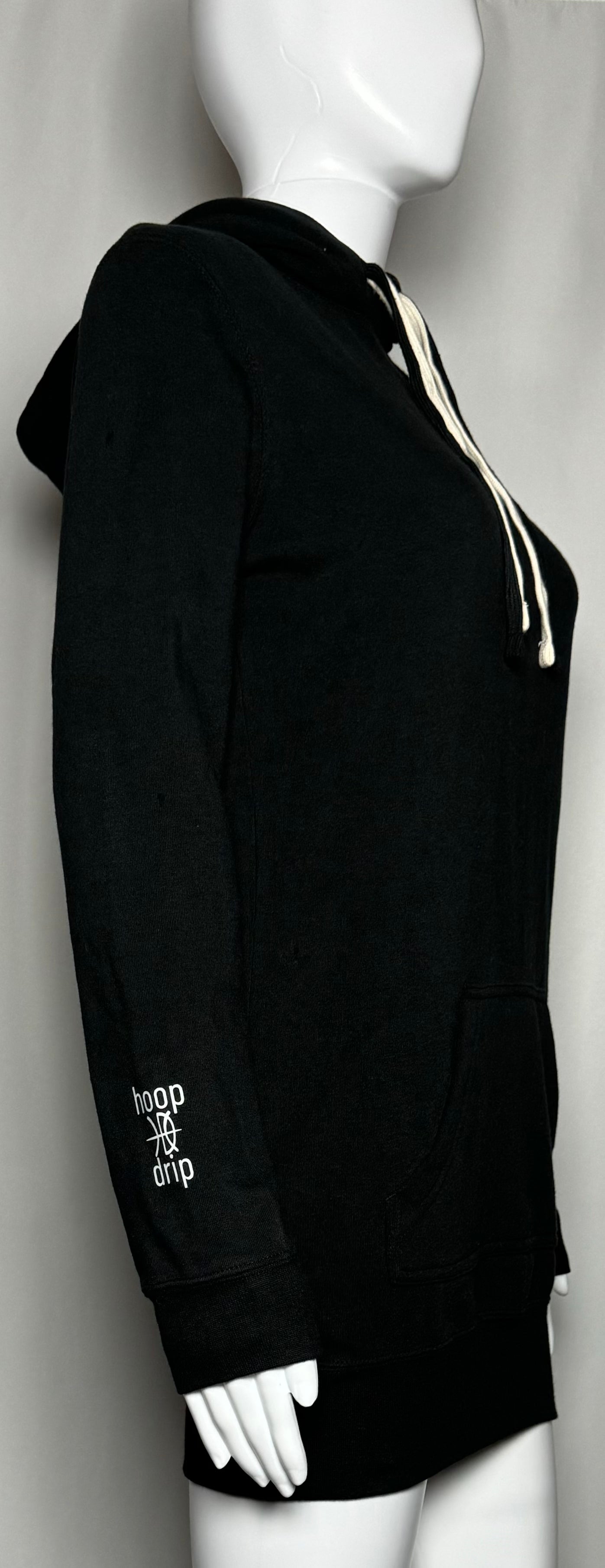 Women's Hooded Sweatshirt Black Dress