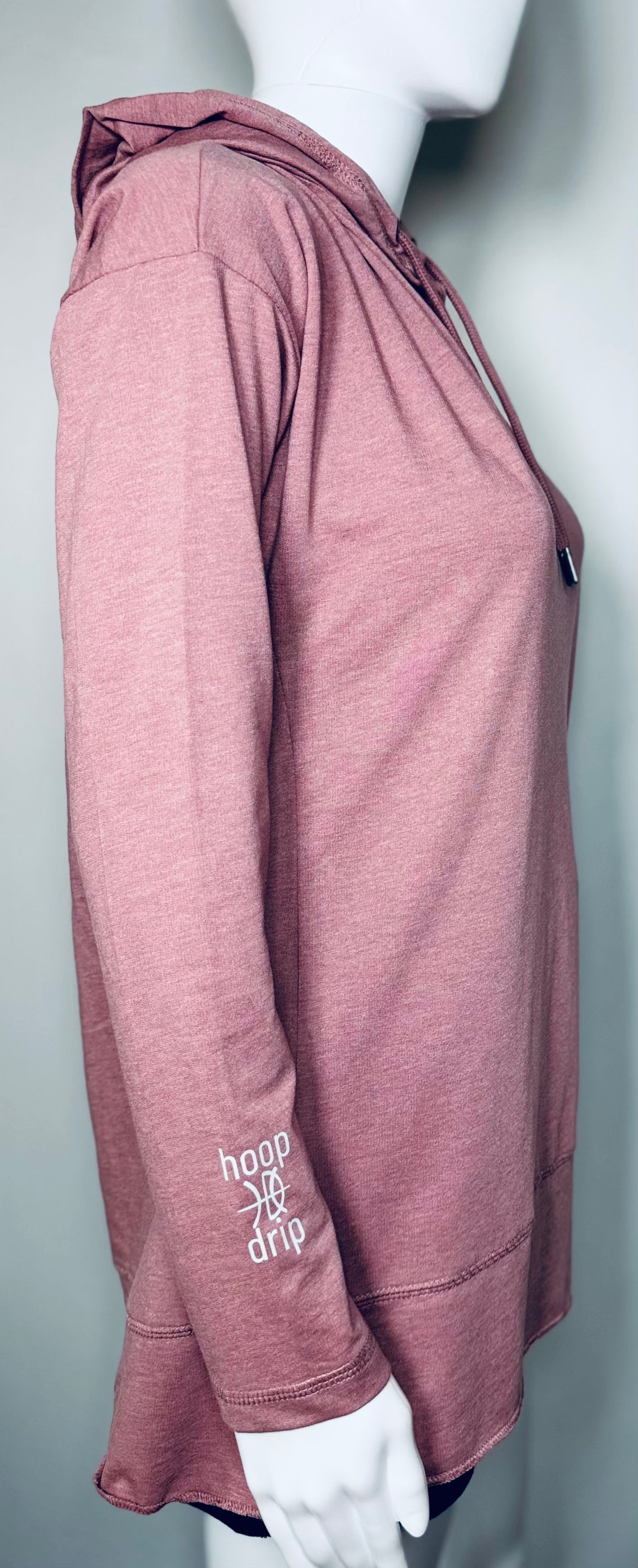 Rose Heather/Grey Logo causal comfort Hoodie