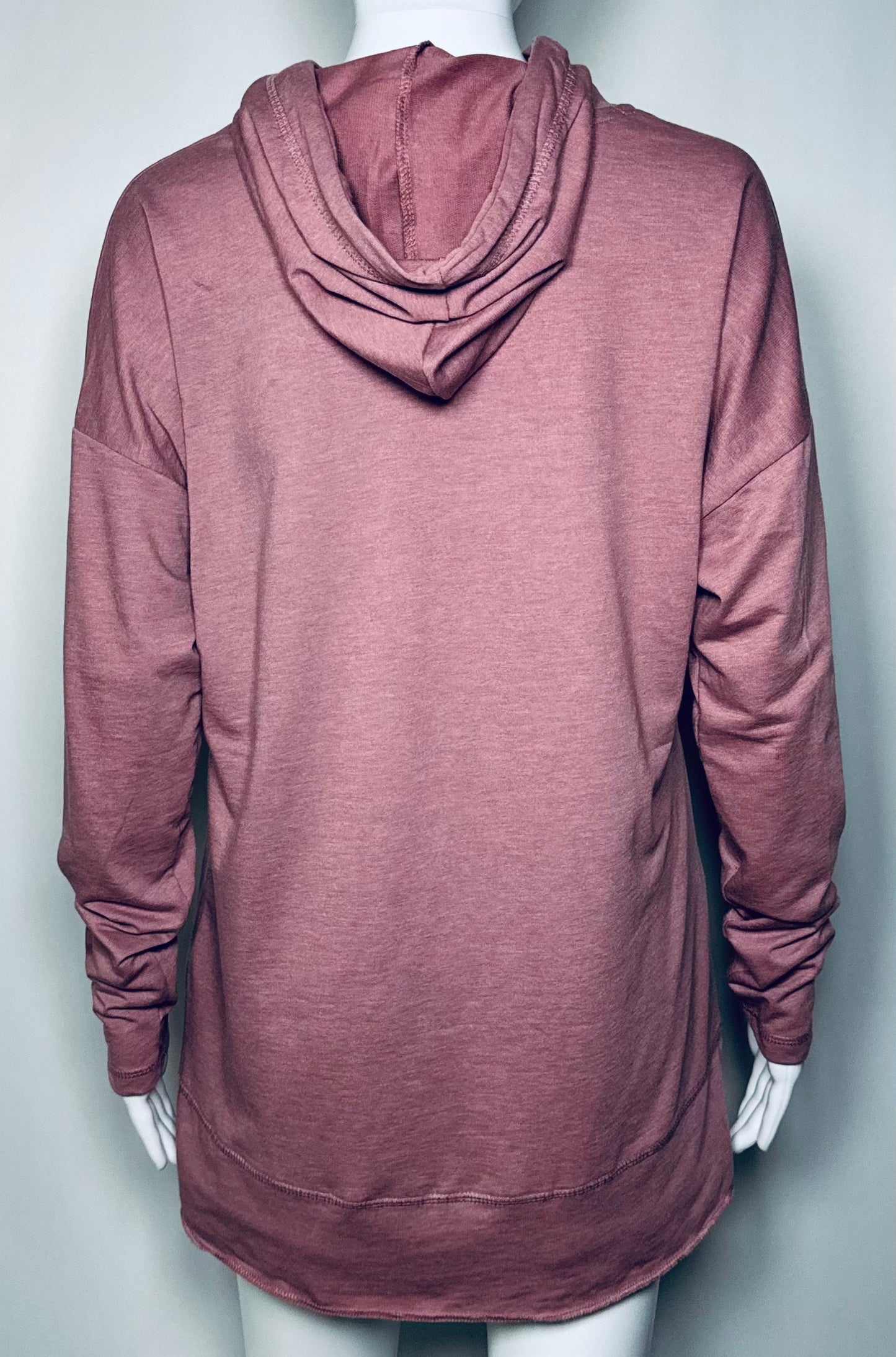 Rose Heather/Grey Logo causal comfort Hoodie